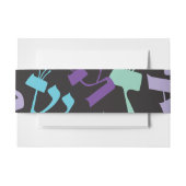 Bandeau De Faire-part HÉBREW LETTRES ARBRE Wrap personnalisable (Devant Example)