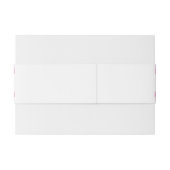 Bandeau De Faire-part Hibiscus brossé Mariage floral (Dos exemple)