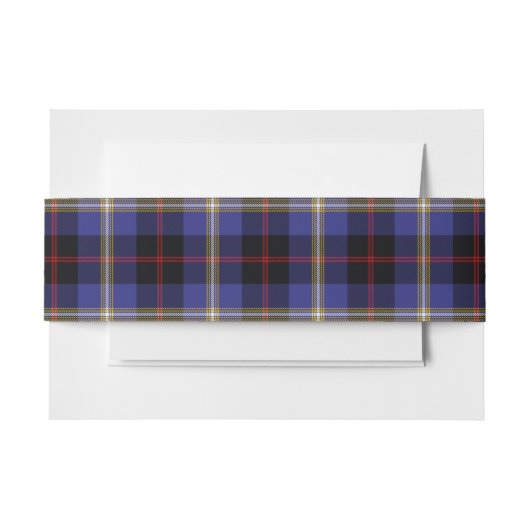 Bandeau De Faire-part Hill Scottish Tartan Belly Band (Devant Example)