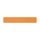 Bandeau De Faire-part histoire d'amour cursive mariage (Plat)