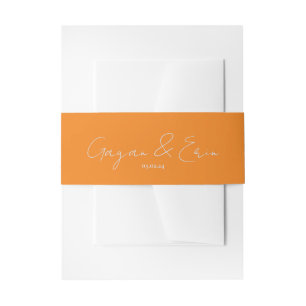 Bandeau De Faire-part histoire d'amour cursive mariage