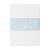 Bandeau De Faire-part Hiver À feuillage persistant Pine Trees Mariage (Dos Example)