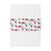 Bandeau De Faire-part Holly Jolly Motif (Dos Example)