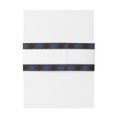Bandeau De Faire-part Home Hume Clan Tartan Scottish Plaid (Dos Example)