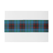 Bandeau De Faire-part Home Scottish Tartan Belly Band (Dos exemple)