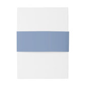 Bandeau De Faire-part HYDRANGEA Blue Minimalist (Dos Example)