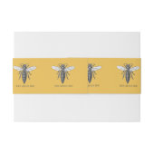 Bandeau De Faire-part Illustration d'antiquité de l'insecte de la reine  (Dos exemple)