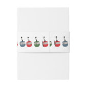 Bandeau De Faire-part Illustration de la remontée mécanique (Dos Example)