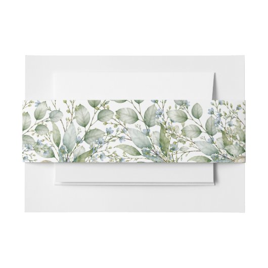 Bandeau De Faire-part Impression botanique  (Devant Example)