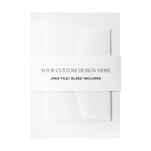 Bandeau De Faire-part Impression faire-part de mariage Bande (Devant example)