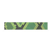 Bandeau De Faire-part Impression serpent noir et vert (Plat)