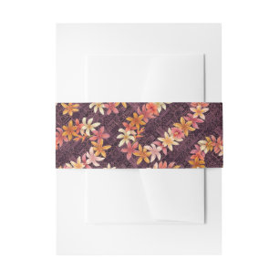 Bandeau De Faire-part imprimé hawaïen