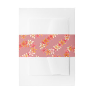 Bandeau De Faire-part imprimé hawaïen