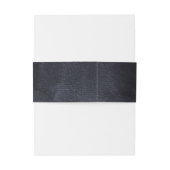 Bandeau De Faire-part Indigo aquarelle moderne simple amour mariage (Dos Example)