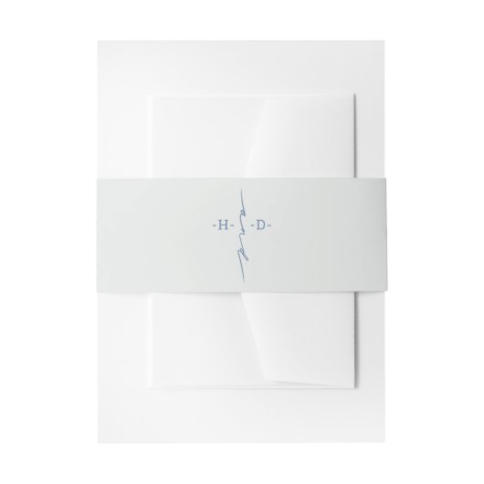 Bandeau De Faire-part Initiales de mariage chrétien Croix (Devant example)