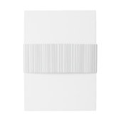 Bandeau De Faire-part Initiales Gris Élégantes (Dos Example)
