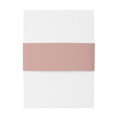 Bandeau De Faire-part Initiales monogrammes Rose Mariage or (Dos Example)