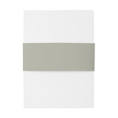 Bandeau De Faire-part Initiales monogrammes Sage Green Mariage (Dos Example)