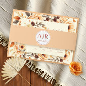 Bandeau De Faire-part Initiales simples et élégantes mariage de pêche