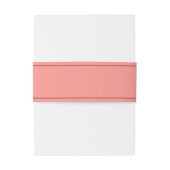 Bandeau De Faire-part Initiales simples roses (Dos Example)