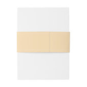 Bandeau De Faire-part Initiales tonales Champagne moderne (Dos Example)