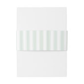 Bandeau De Faire-part Initiales Vertes Élégantes (Dos Example)