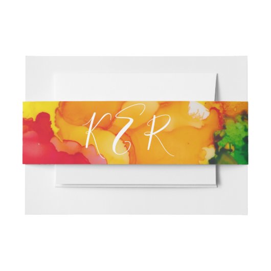 Bandeau De Faire-part Invitation Bat mitzvah de la couleur BM (Devant Example)