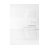 Bandeau De Faire-part Invitation Belly Band (Devant example)