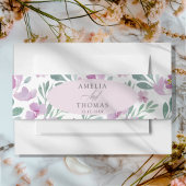 Bandeau De Faire-part Invitation Belly Band