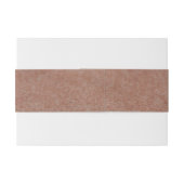 Bandeau De Faire-part Invitation de mariage tropicale sur sable de plage (Dos exemple)