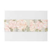 Bandeau De Faire-part Invitation de Rose poussiéreux (Dos exemple)