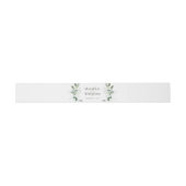 Bandeau De Faire-part Invitation mariage Eucalyptus Green (Plat)