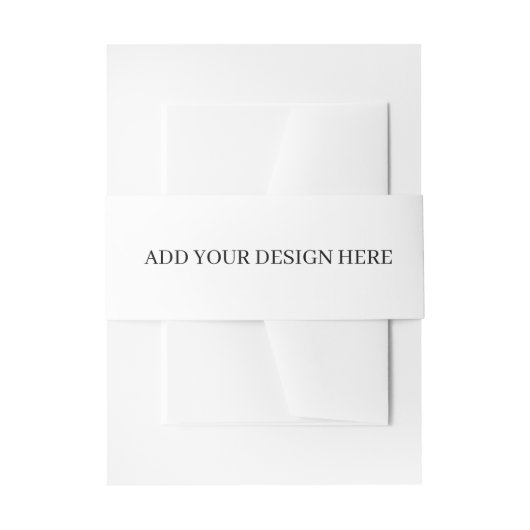 Bandeau De Faire-part Invitation Ventre Bande (Devant example)