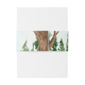 Bandeau De Faire-part Invitation ventre de forêt (Dos Example)