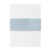 Bandeau De Faire-part Iridescente Dusty Blue, Mariage (Dos Example)