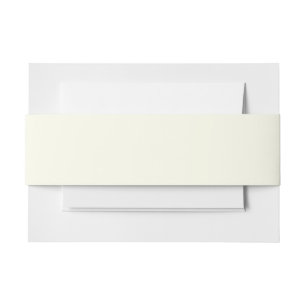 Bandeau De Faire-part Ivory Invitation Belly Band