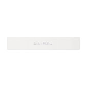 Bandeau De Faire-part Ivory | Mariage Script Lavande (Plat)