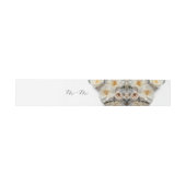 Bandeau De Faire-part Ivory White 3D Roses Wedding (Plat)