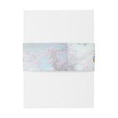 Bandeau De Faire-part Jacaranda Blooms & Lily Bouquet (Dos Example)