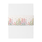 Bandeau De Faire-part Jardin d'automne avec Mariage de libellules (Dos Example)