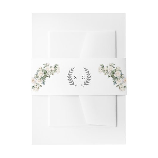 Bandeau De Faire-part Jardin romantique Rose Mariage (Devant example)