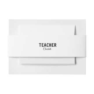 Bandeau De Faire-part Je suis professeur d'école Collègeajoutez votre no