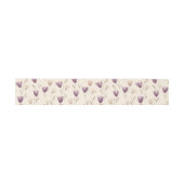 Bandeau De Faire-part Joli Botanique violet Mariage Floral (Plat)