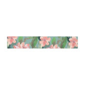 Bandeau De Faire-part Jolie aquarelle fleurit Mariage vert (Plat)