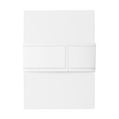 Bandeau De Faire-part Jour de mariage plié double face (Dos Example)