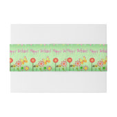 Bandeau De Faire-part Joyeux anniversaire (Dos exemple)