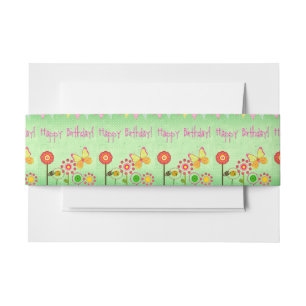 Bandeau De Faire-part Joyeux anniversaire