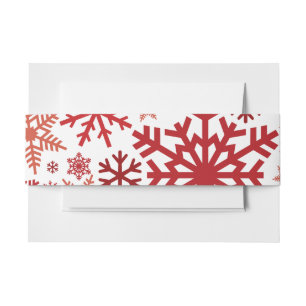 Bandeau De Faire-part Joyeux Noël hiver Motif de flocon de neige