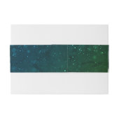 Bandeau De Faire-part Joyeux Noël Reindeer Sleigh voeux de vacances (Dos exemple)