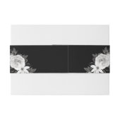 Bandeau De Faire-part Jusqu'à la mort Faites-nous la fête Goth Monogramm (Dos exemple)